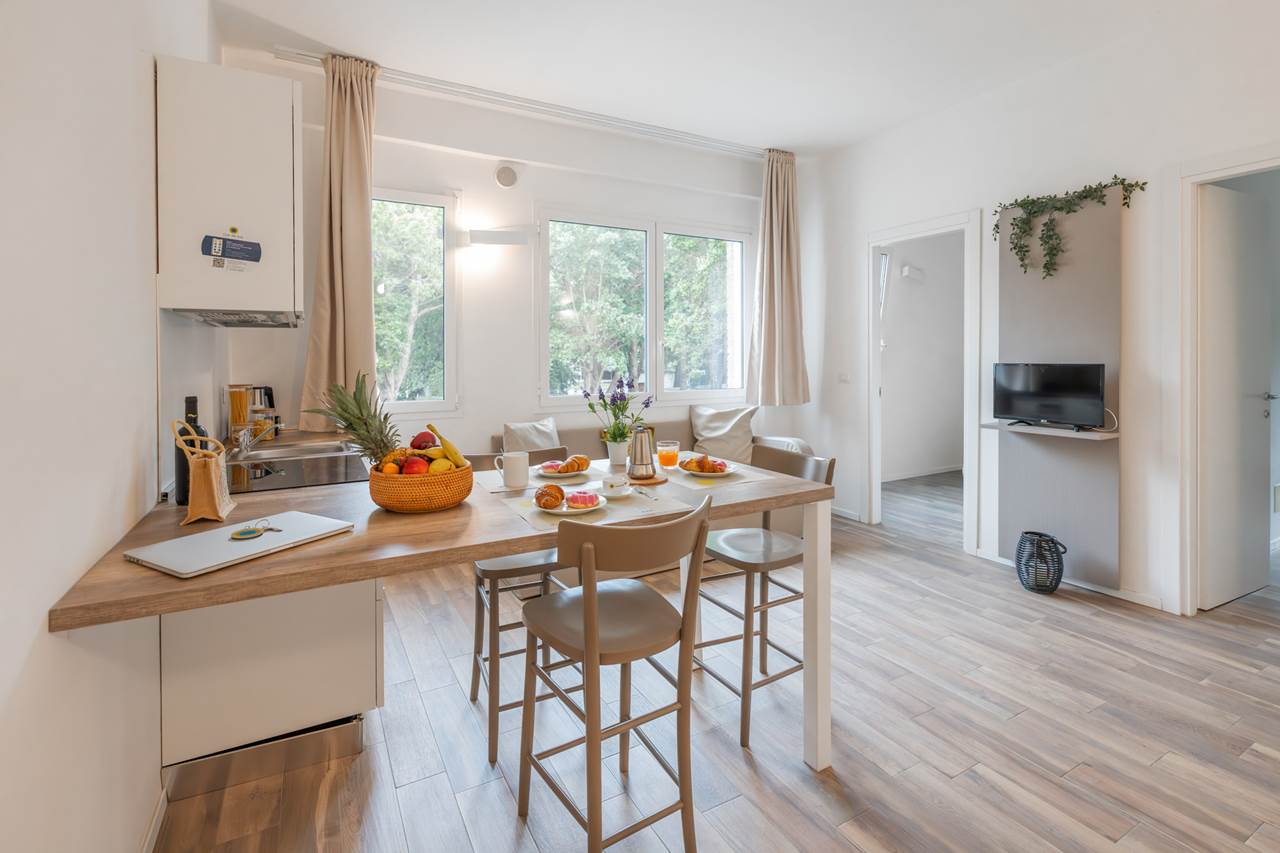 appartamento trilocale sala